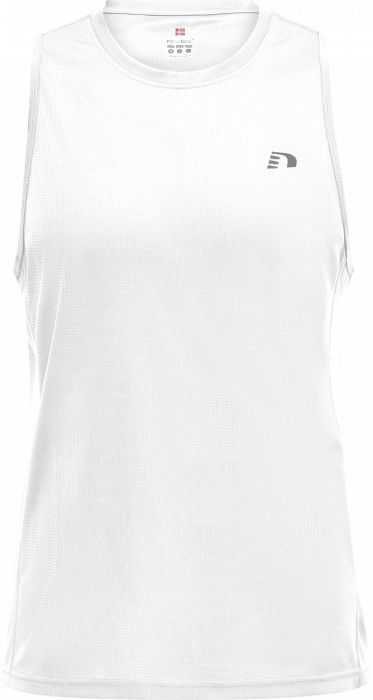 Newline Core T-Shirt Uden Ærmer › Hvid › 7 Farver › Tøj – Fair Tee - Økologisk og sportstøj