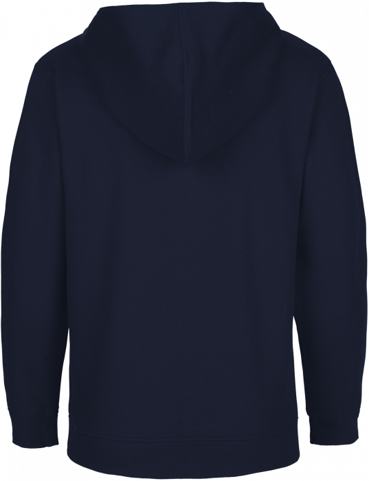 Neutral - &Oslash;kologisk Bomuldshoodie Med Lynl&aring;s Junior - Navy