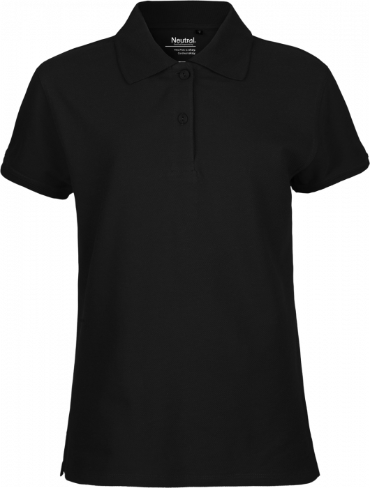 Neutral - Organic Cotton Polo Ladies - Black