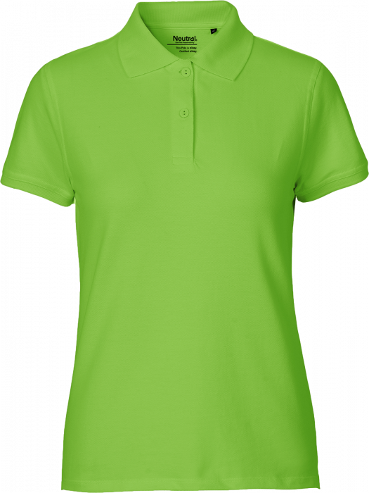 Neutral - Økologisk Bomulds Polo Dame - Lime