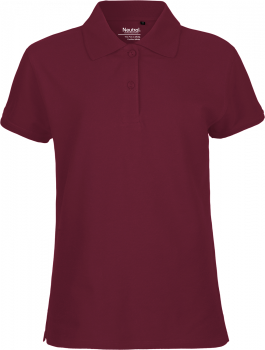 Neutral - Organic Cotton Polo Ladies - Bordeaux