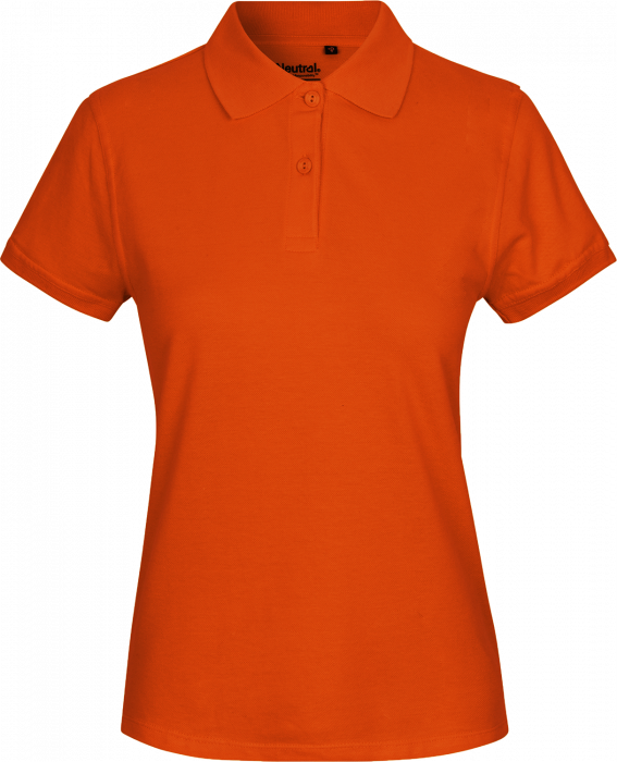 Neutral Økologisk Bomulds Polo Dame › Orange (O22980) › 13 Farver › T-shirts og poloer – Tee - Økologisk tøj og sportstøj