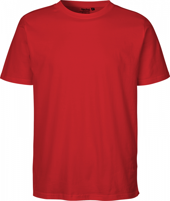 Neutral - Organic Cotton Unisex Regular T-Shirt - Red