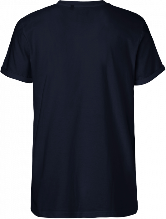 Neutral - Organic Mens Roll Up Sleeve Cotton T-Shirt - Marine