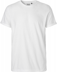 Organic Mens Roll Up Sleeve cotton T-shirt