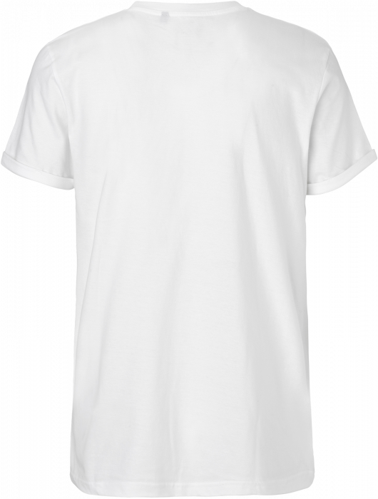 Neutral - &Oslash;kologisk Roll Up Sleeve Bomulds T-Shirt - White