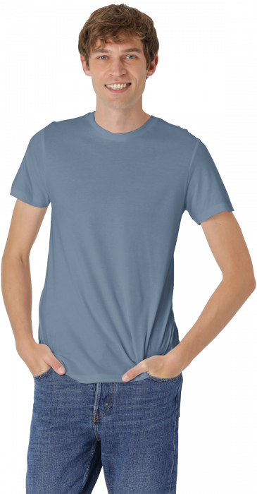 Neutral - Organic Fit Cotton T-Shirt - Dusty Indigo