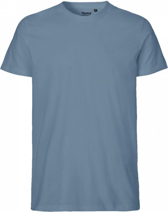 Neutral - Økologisk Fit Bomulds T-Shirt - Dusty Indigo