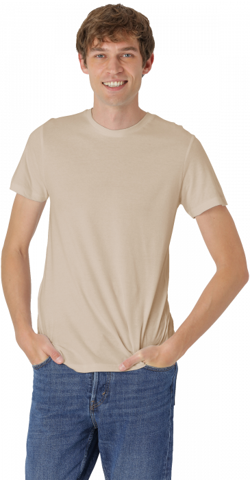 Neutral - &Oslash;kologisk Fit Bomulds T-Shirt - Sand
