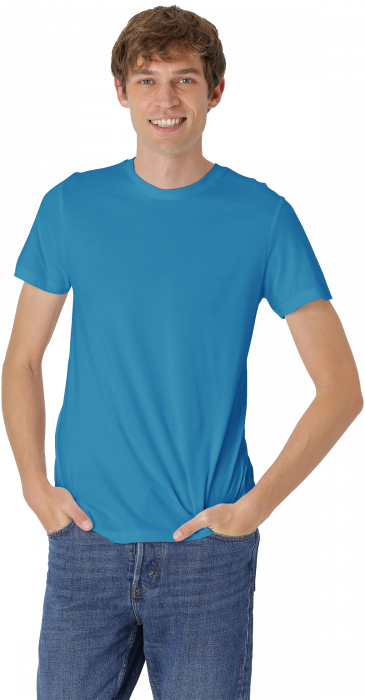 Neutral - &Oslash;kologisk Fit Bomulds T-Shirt - Sapphire