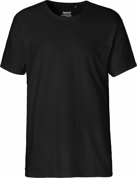 Neutral - Økologisk Bomulds Interlock T-Shirt - Sort