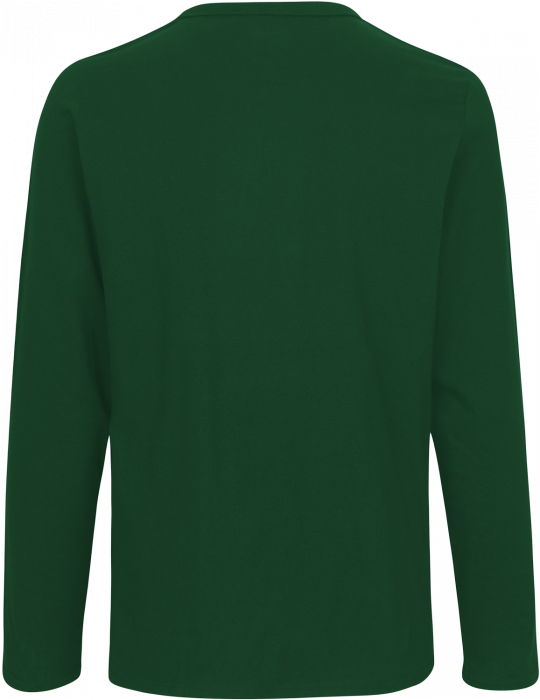 Neutral - Organic Long Sleeve Cotton T-Shirt - Bottle Green