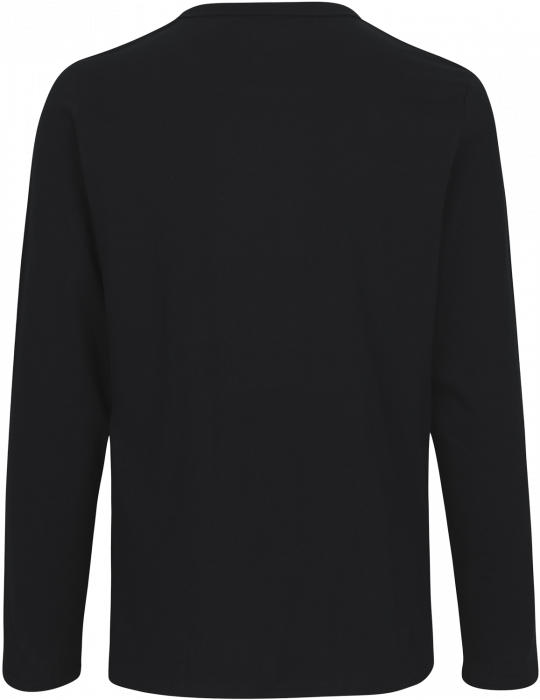 Neutral - Organic Long Sleeve Cotton T-Shirt - Black