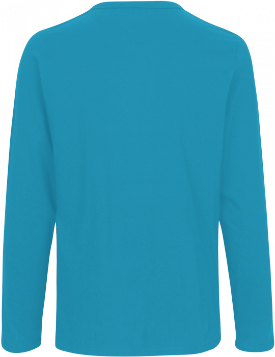 Neutral - Organic Long Sleeve Cotton T-Shirt - Sapphire