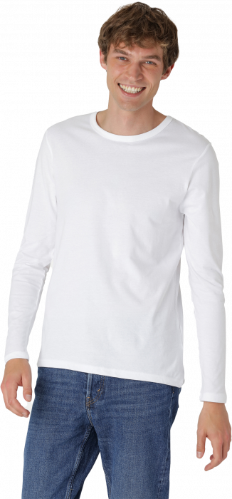 Neutral - Organic Long Sleeve Cotton T-Shirt - White