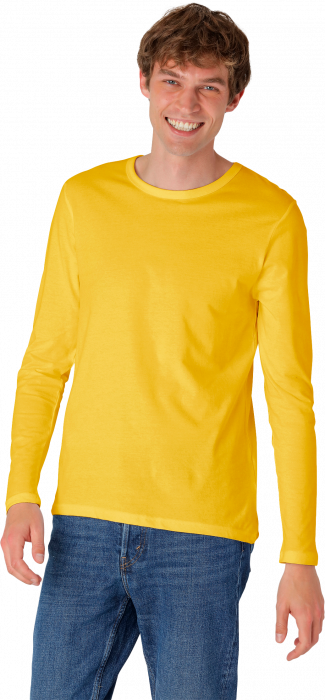 Neutral - Organic Long Sleeve Cotton T-Shirt - Yellow