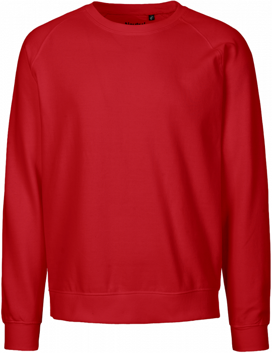 Neutral - Organic Cotton Sweatshirt. - Red
