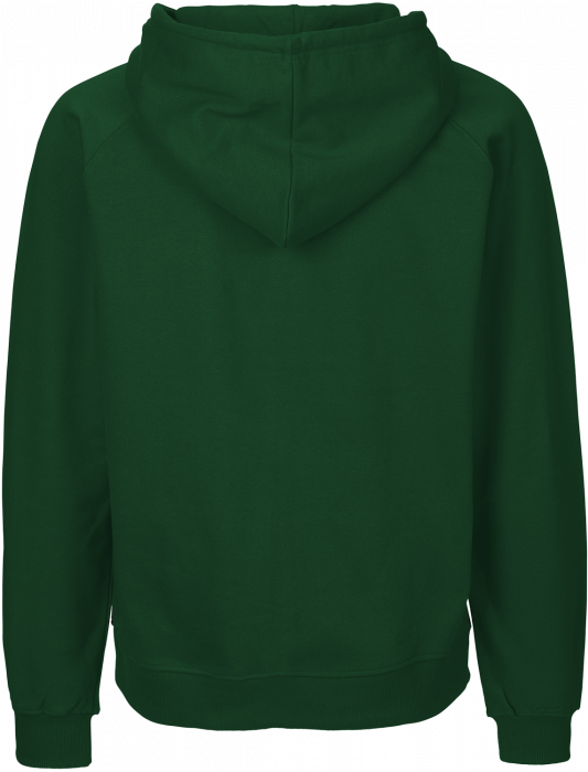 Neutral - Organic Cotton Hoodie With Full Zip - Bottle Green