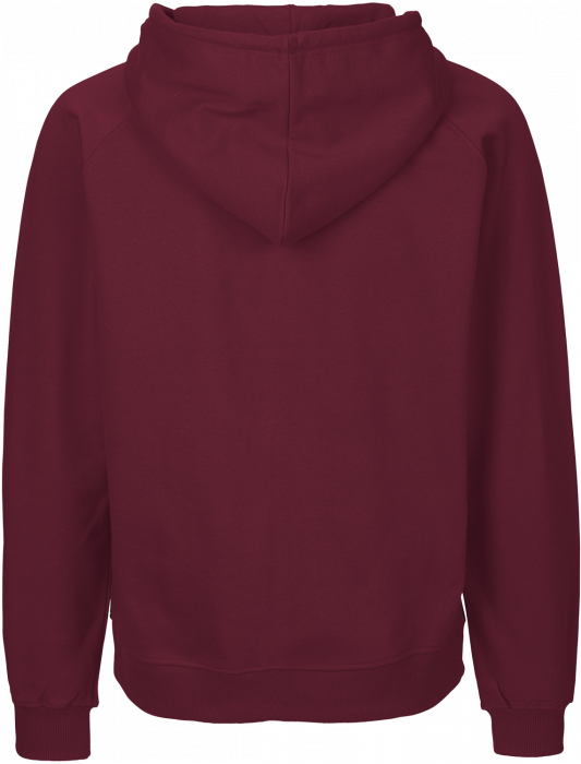 Neutral - Organic Cotton Hoodie With Full Zip - Bordeaux