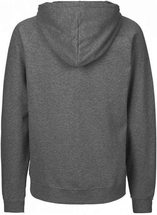 Neutral - Organic Cotton Hoodie With Full Zip - Dark Heather