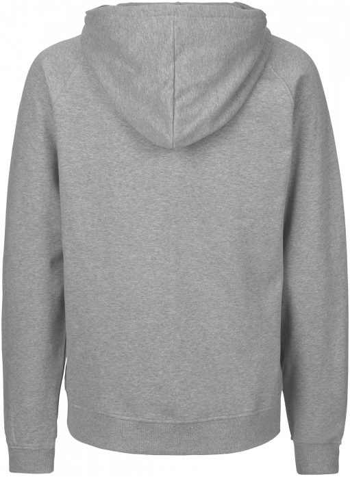 Neutral - Organic Cotton Hoodie With Full Zip - Sport Grey