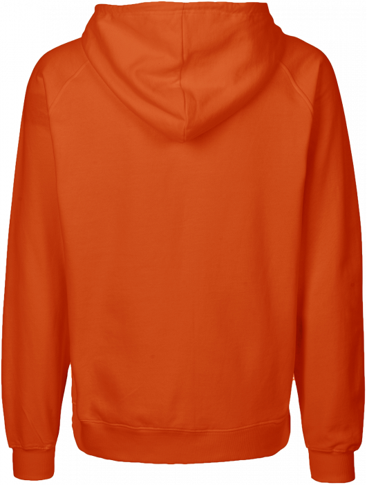 Neutral - Organic Cotton Hoodie With Full Zip - Orange