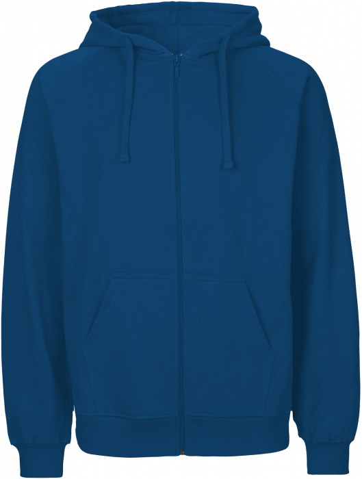 Neutral - Organic Cotton Hoodie With Full Zip - Royal