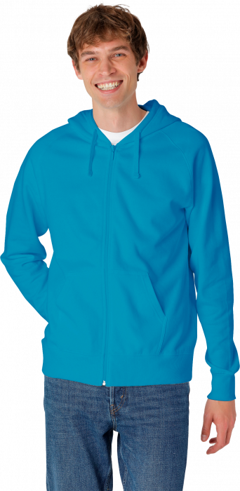 Neutral - &Oslash;kologisk Bomuldshoodie Med Lynl&aring;s - Sapphire