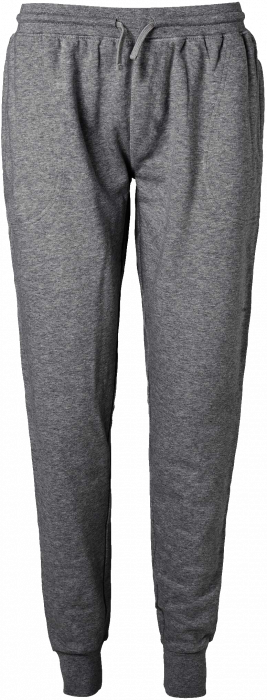 Neutral - Organic Cotton Sweatpants With Cuffs Unisex - Dark Heather