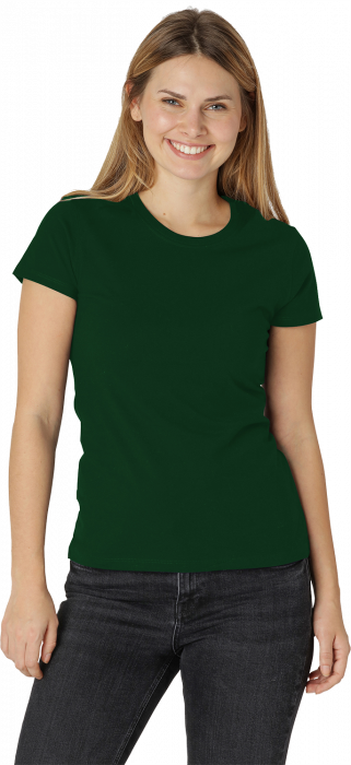 Neutral - &Oslash;kologisk Bomulds T-Shirt Dame - Bottle Green