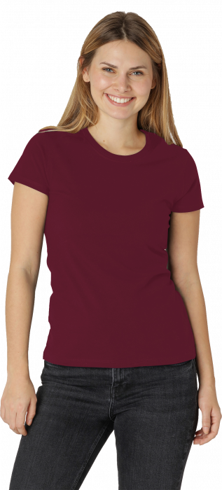 Neutral - Organic Cotton T-Shirt Women - Bordeaux