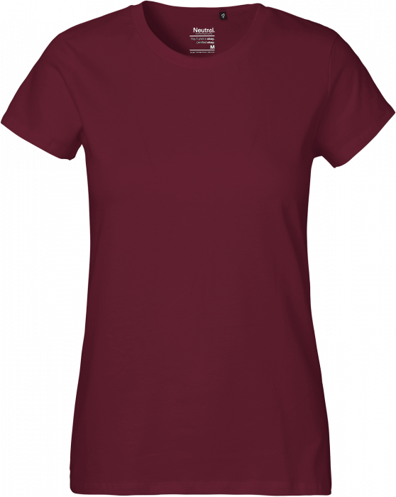 Neutral - Organic Cotton T-Shirt Women - Bordeaux