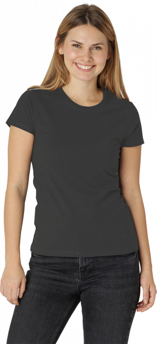 Neutral - &Oslash;kologisk Bomulds T-Shirt Dame - Charcoal