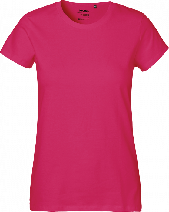 Bryde igennem Jobtilbud computer Neutral Økologisk Bomulds T-Shirt Dame › Pink (O80001) › 24 Farver – Fair  Tee - Økologisk tøj og sportstøj