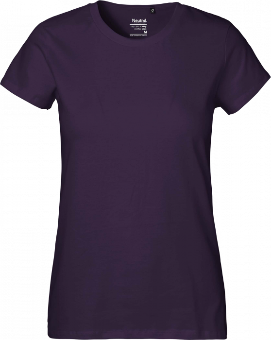 Neutral Økologisk Bomulds T-Shirt Purple (O80001) › 24 Farver – Fair Tee - Økologisk tøj og sportstøj