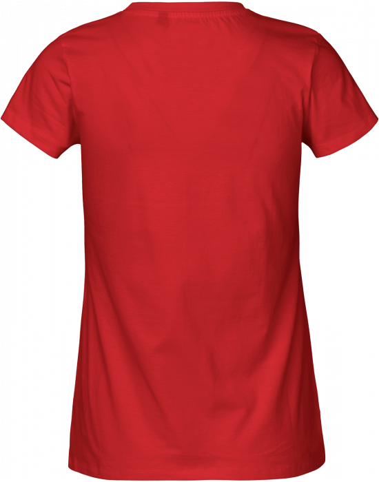 Neutral - &Oslash;kologisk Bomulds T-Shirt Dame - R&oslash;d