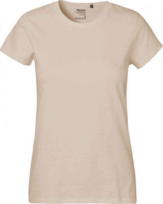 utilgivelig Bore deres Neutral Økologisk Bomulds T-Shirt Dame › Sand (O80001) › 24 Farver – Fair  Tee - Økologisk tøj og sportstøj