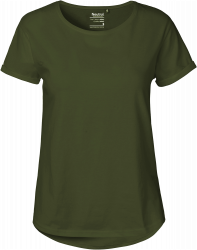 Organic ROLL UP SLEEVE T-SHIRT Women