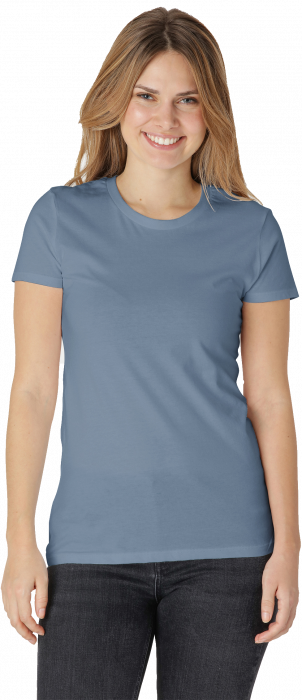 Neutral - Organic Fit T-Shirt Women - Dusty Indigo