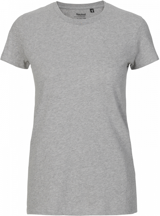 Neutral - Økologisk Fit T-Shirt Dame Melange - Sport Grey