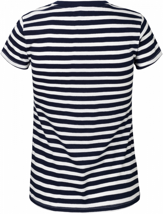 Neutral - Organic Fit T-Shirt Women Stripe - Marino & white