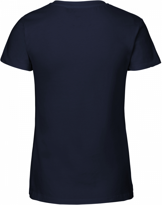 Neutral - Organic Cotton Tee W. V-Neck Women - Marino