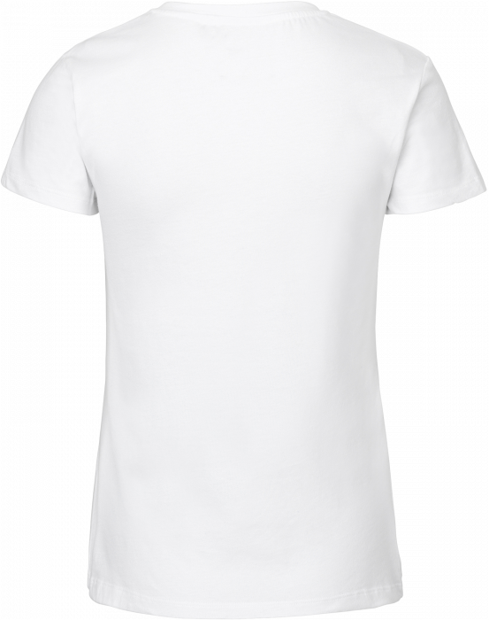 Neutral - Organic Cotton Tee W. V-Neck Women - White