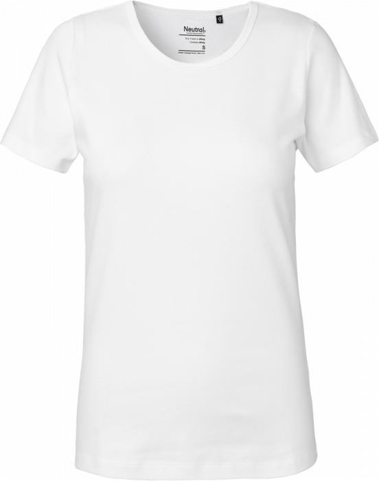 Neutral - Økologisk Bomulds Interlock T-Shirt Dame - White
