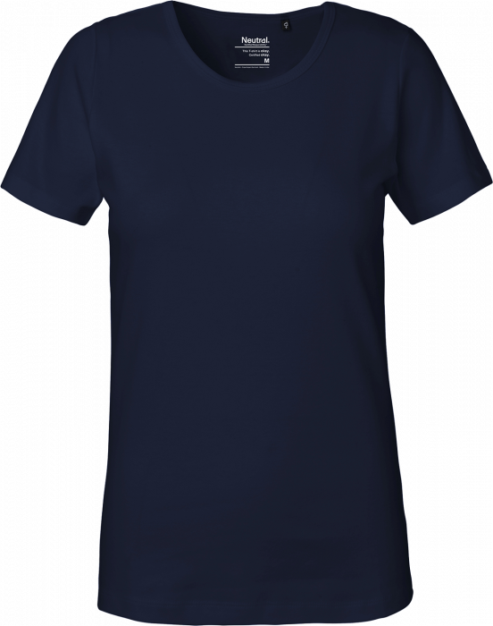 Neutral - Økologisk Bomulds Interlock T-Shirt Dame - Navy