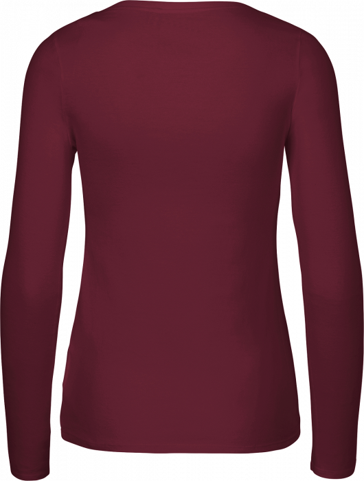 Neutral - Organic Long Sleeve T-Shirt Female - Bordeaux