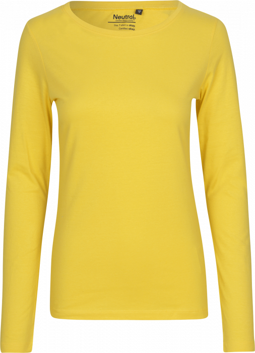 Neutral - Organic Long Sleeve T-Shirt Female - Yellow