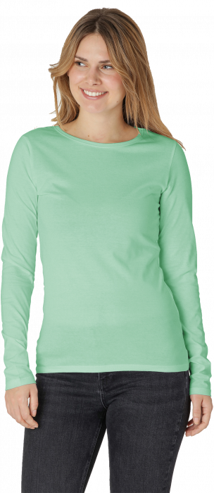 Neutral - Organic Long Sleeve T-Shirt Female - Dusty Mint