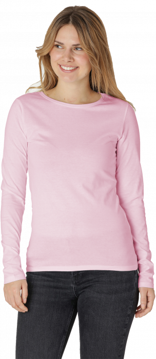 Neutral - Organic Long Sleeve T-Shirt Female - Cerise