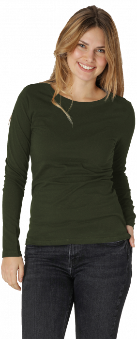Neutral - Organic Long Sleeve T-Shirt Female - Military
